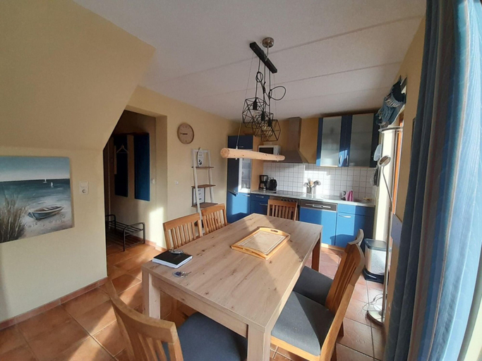 Private kitchen 4, Gemutliches Ferienhaus mit Garten im Hafendorf Muritz in Rechlin, Mecklenburgische Seenplatte