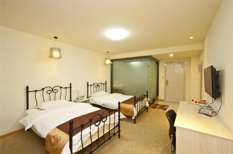 Bedroom 2, Shell Hotel（PINGYI lianhuashan Road）, Linyi