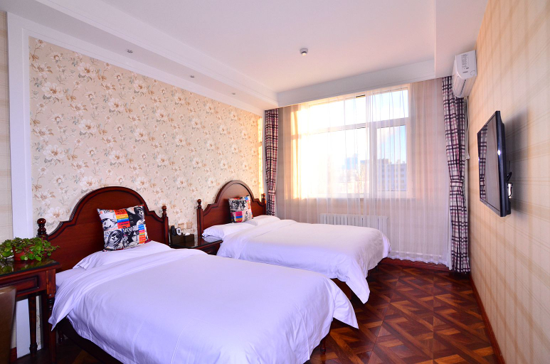 Bedroom 2, Yujingpeng Hotel (Baotou Yiji), Baotou