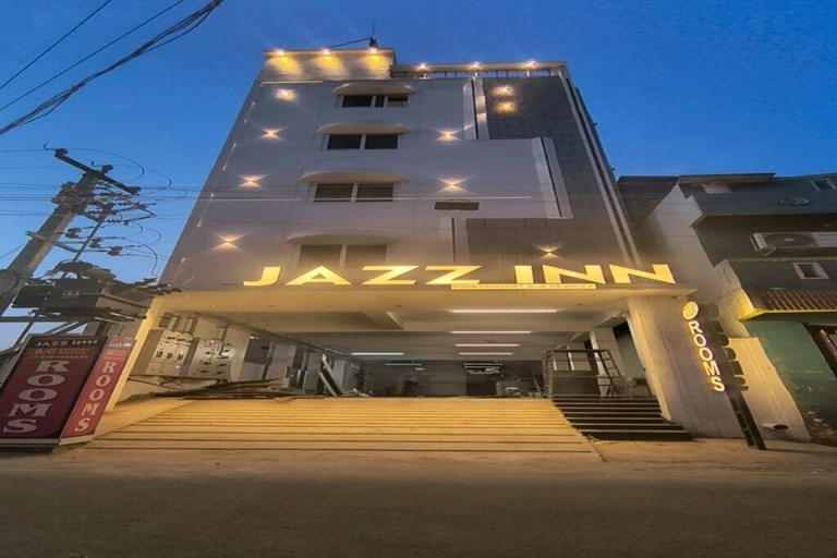 Exterior detail, Jazz inn, Thiruvallur
