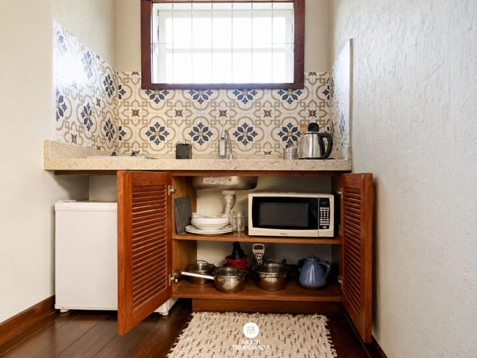 Private kitchen 2, Pousada Solar das Petalas - FLN, Florianopolis