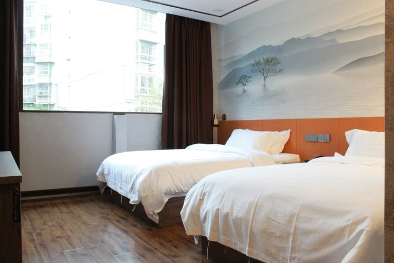 Bedroom, Shangmei Hotel, Suining