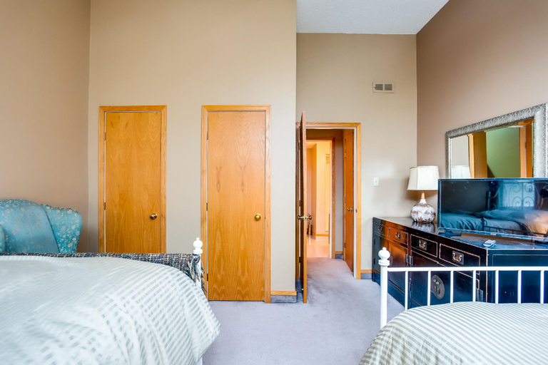 Bedroom 2, Chateau Ridge Chalets, Grey