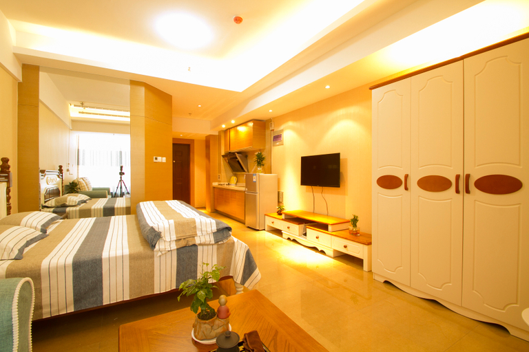 Bedroom 2, Paro Resort Audio-Visual (Jinan Railway Station Mingquan Plaza), Jinan