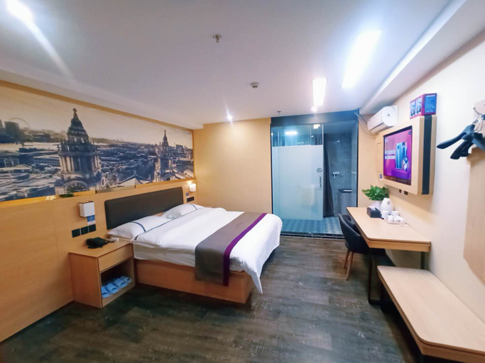 Bedroom, Chengke Chain Apartment (Puning high speed railway station store), Jieyang