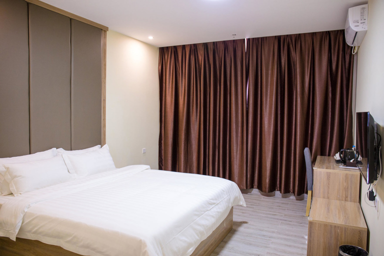 Bedroom, プレミアムホテル(広州永和開発区)(优品酒店(广州永和开发区店)), Guangzhou