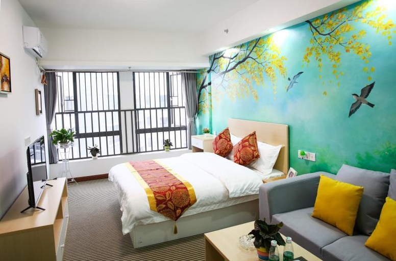 Bedroom, Dd Theme Apartment, Foshan