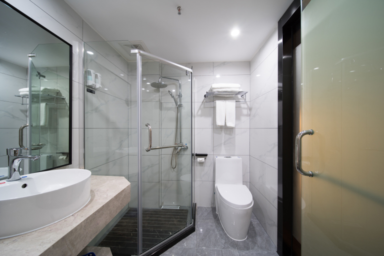 Bathroom, Xiangbo Hotel (Changsha South High-speed Railway Station), Changsha