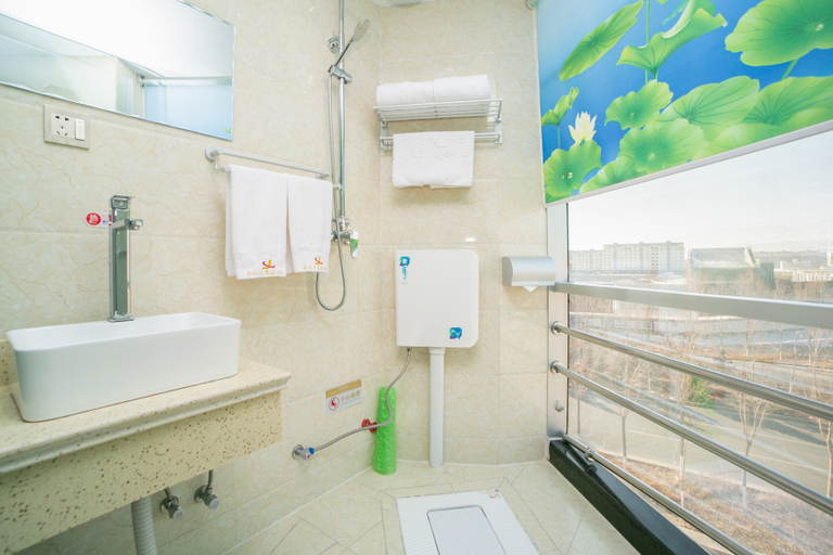 Bathroom 3, Jiaxin Hotel, Jiayuguan