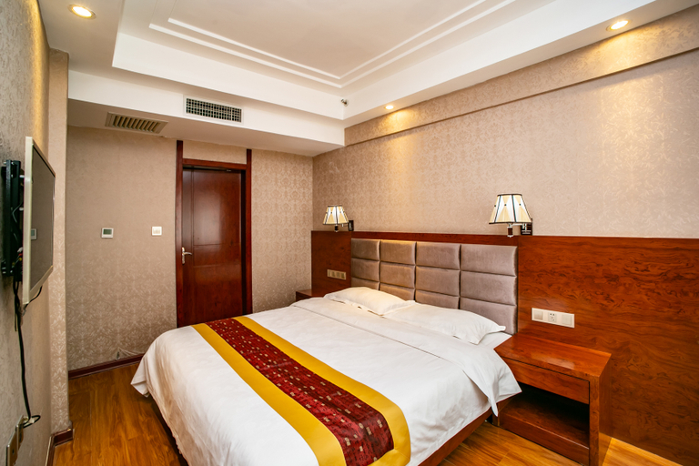 Bedroom 2, Hewan Lijing Hotel (Lanzhou High-speed Railway Station), Lanzhou