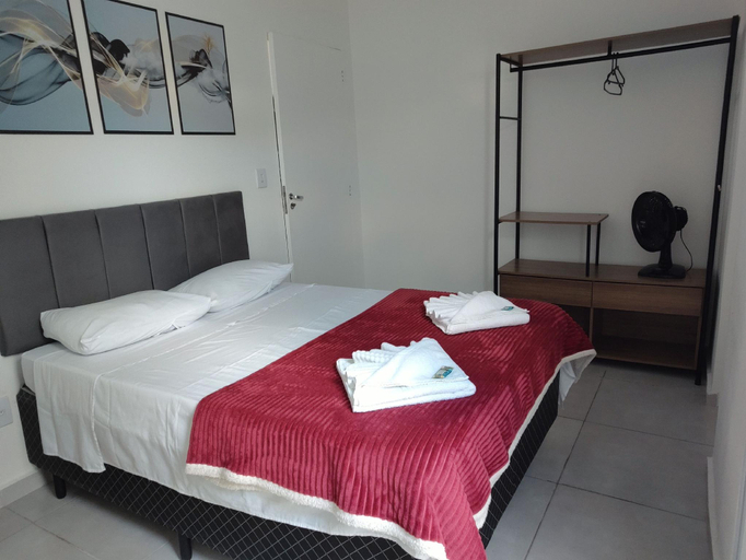 Bedroom 1, FlyNow Studios: Aeroporto, SP Expo e Metrô, São Paulo