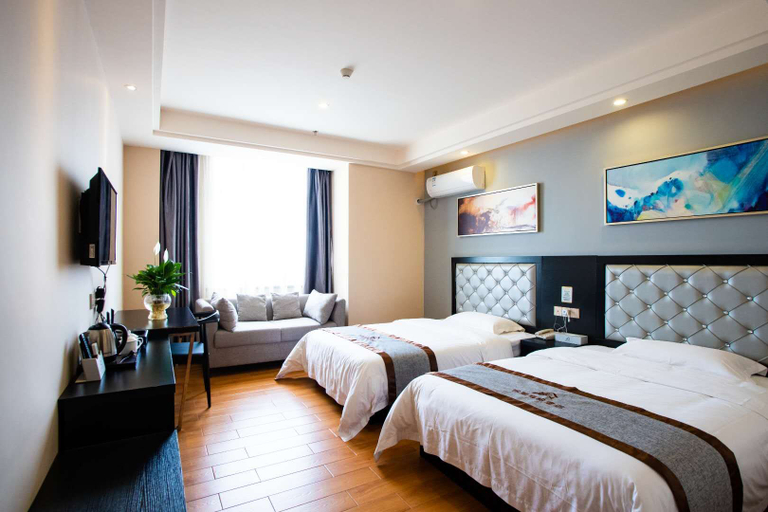 Bedroom 2, Heyi Boutique Hotel (Foshan Dali Flagship Store), Foshan