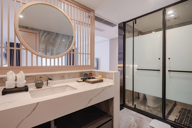 Bathroom 3, Jiangshan Scenic Hotel · Buddha‑View in the Clouds, Leshan