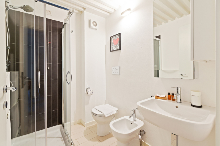 Bathroom, Elegant Loft with balcony, Milano