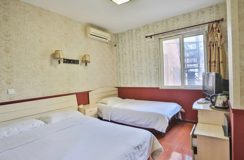 Bedroom 2, 金地發ホテル(北京大興舊宮地下鉄駅)(金地发宾馆(北京大兴旧宫地铁站店)), Beijing