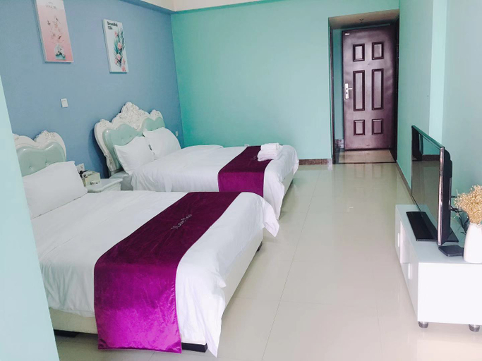 Bedroom 4, Weige Theme Apartment (Guangzhou Pazhou Exhibition Center), Guangzhou