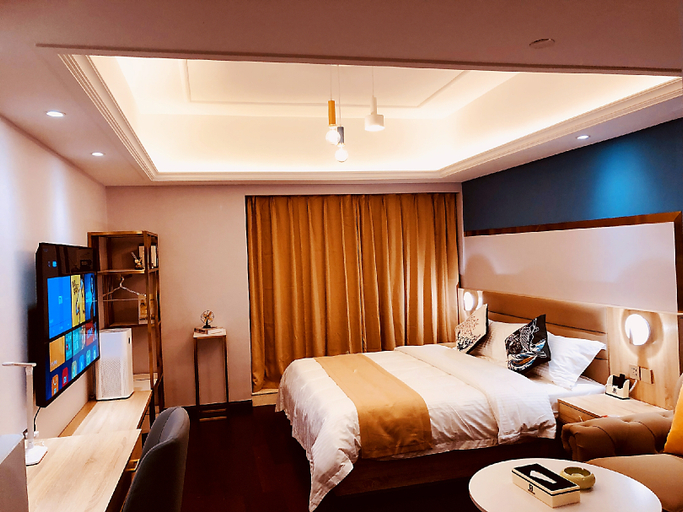 Bedroom, Risebe International Apartment (Qiandeng Lake), Foshan