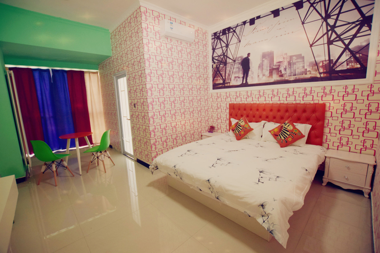 Bedroom 2, 77 Concept Theme Hotel (Zhengzhou University Metro Station), Zhengzhou