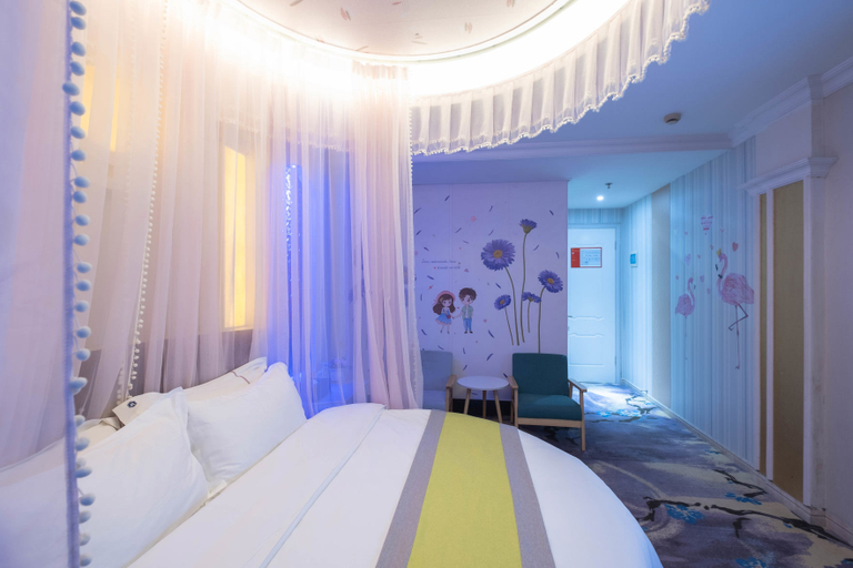Bedroom 2, Jiangmen Lemi Hotel (Shuanglong Square Jianshe Road), Jiangmen