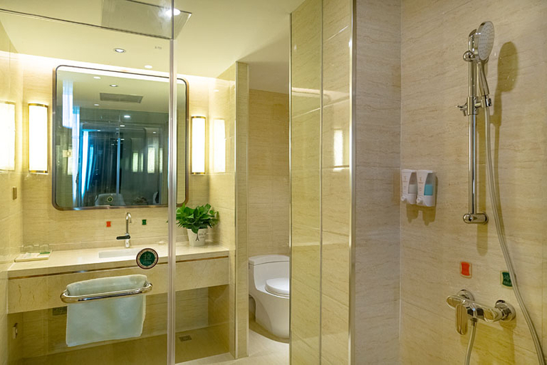 Bathroom 3, Haoweijia International Hotel, Ili Kazakh