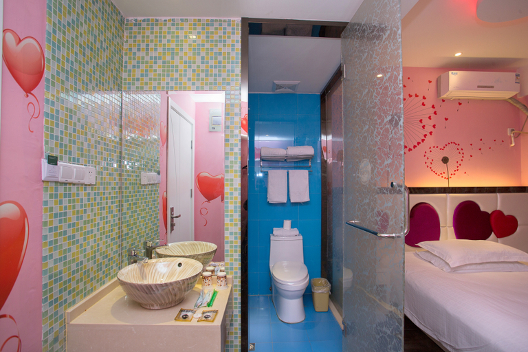 Bathroom 2, 100 Inn Liangpin Hotel (Shanghai University), Shanghai