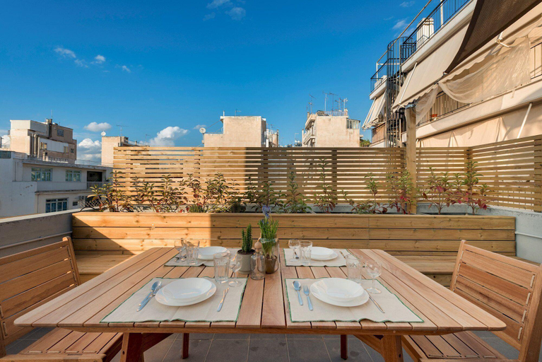 4, THE Premium Loft Apartment -c1-common Terrace, Attica