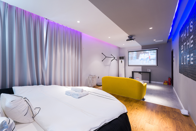 Bedroom 2, S雲·軽宿ホテル(長沙五一広場太平旧街)(S云·轻居酒店(长沙五一广场太平老街店)), Changsha