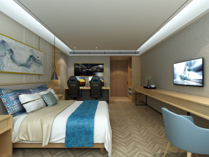 Bedroom, Fengke E-sports Hotel（Hefei Chuangzhi Plaza Store）, Hefei