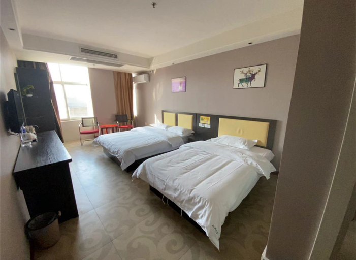 Bedroom 2, Shooting Yang Town Story Business Hotel, Yancheng