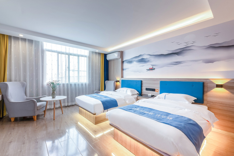 Bedroom 2, Home Inn (Xi'an Shiqiao Interchange), Xi'an