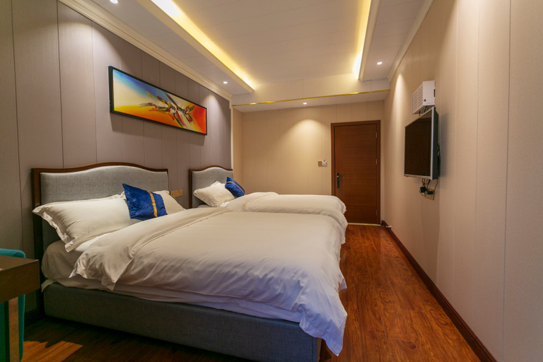 Bedroom, Kaiyue Theme Hotel, Chongqing