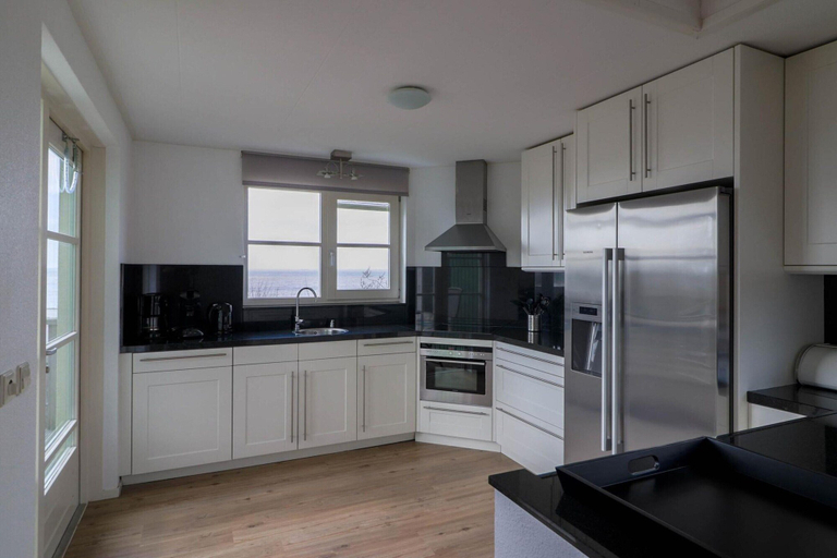 Private kitchen 3, Beachfront Villa with Terrace & Views, Wûnseradiel