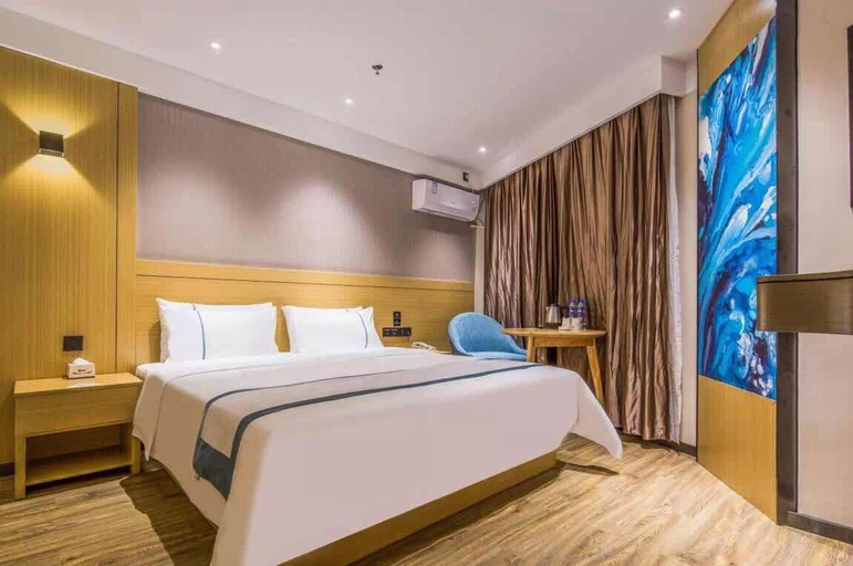 Bedroom 2, City Comfort Inn (Yunfu Yu'nan Ducheng), Yunfu