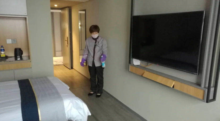 Bedroom 2, Homeinn Selected Hotel (Fuyang Funan Yakun Times Square), Fuyang