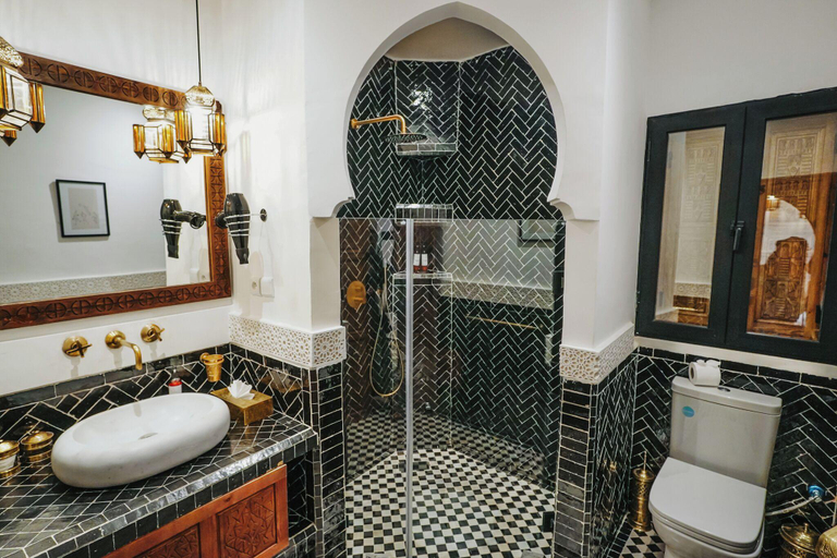 Bathroom 3, Riad Nelia, Marrakech