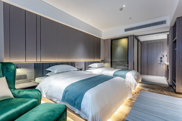 Bedroom 2, Weinuo Boutique Hotel (Hefei Pedestrian Street store), Hefei