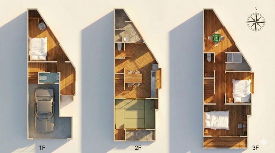 Floor plan 5, Funyado, Osaka