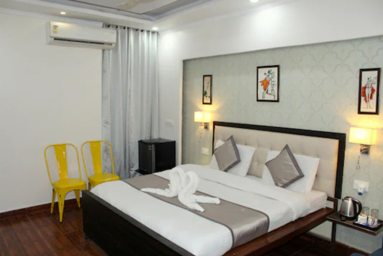 Bedroom 2, Goroomgo Krishna Residency Bareilly, Bareilly