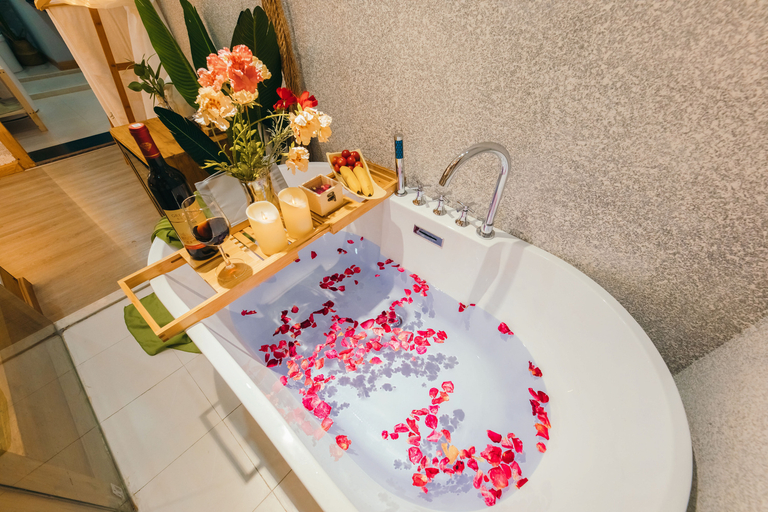 Bathroom, Lanshe Holiday Garden Meisu Hotel, Jiaxing