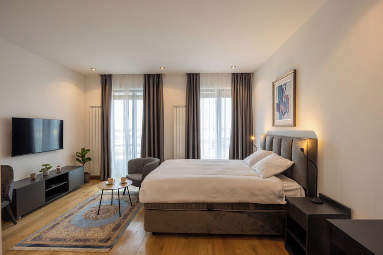 Bedroom 2, Belgrade Center Apartment Lux 1, Belgrade