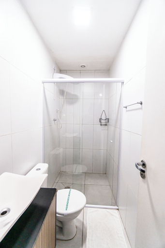 Bathroom 5, FlyNow Studios: Aeroporto, SP Expo e Metrô, São Paulo