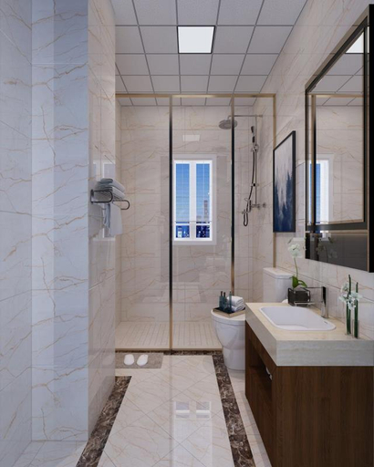 Bathroom, RUNTING HOTEL, Guangzhou