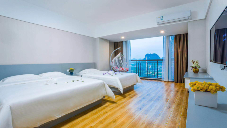 Bedroom 2, Hongdu International Hotel, Guilin