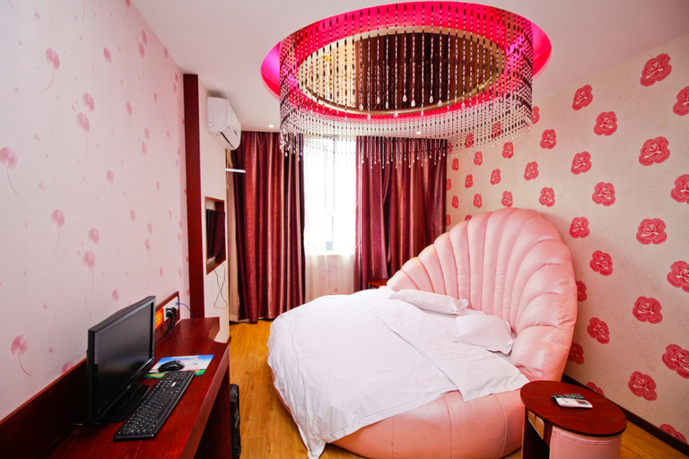 Bedroom 2, Caishe Chain Hotel (Wangjiang Road, Tiedsiju Branch), Hefei