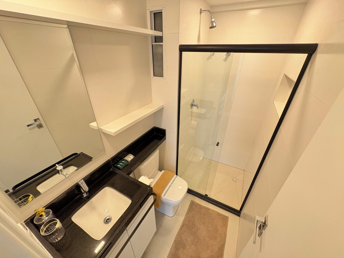 Bathroom, RN Studio Premium 403 - Vista Mar, Maceió (capital)