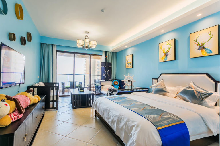 Bedroom 2, Jun Xi International Theme Apartment, Huizhou