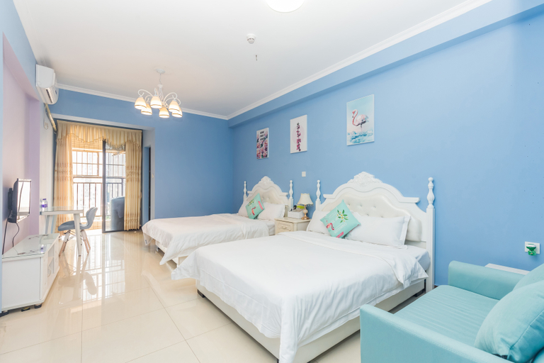 Bedroom 3, Weige Theme Apartment (Guangzhou Pazhou Exhibition Center), Guangzhou