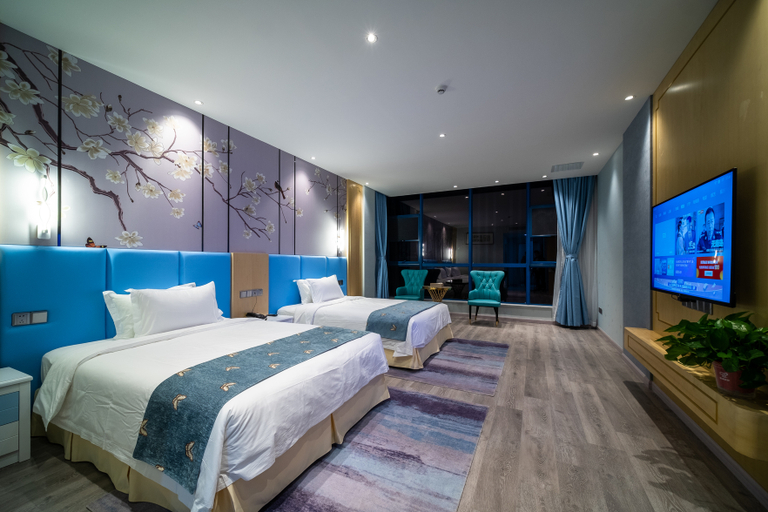 Bedroom 2, Wuxi Blueberry Butterfly Vally Hotell, Wuxi
