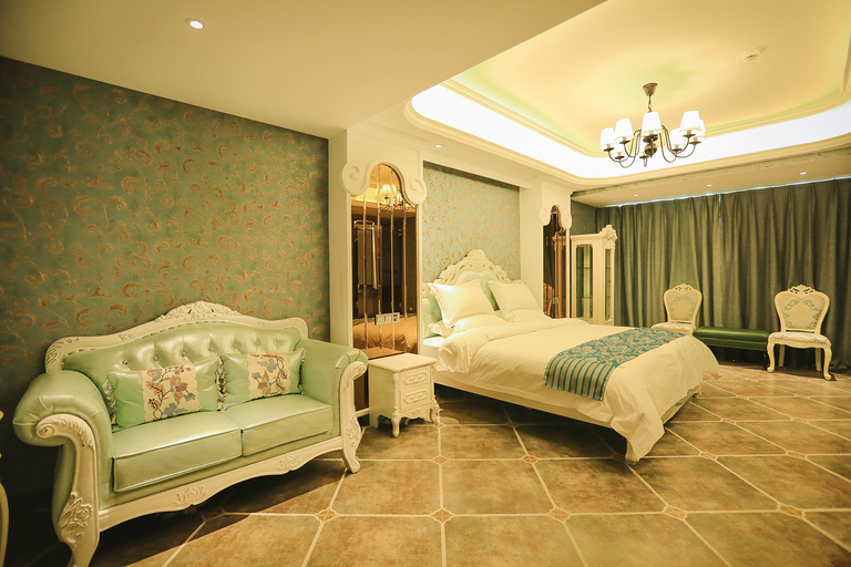 Bedroom 2, Douser Hotel (Zhangjiajie Lishui Square Tusicheng), Zhangjiajie