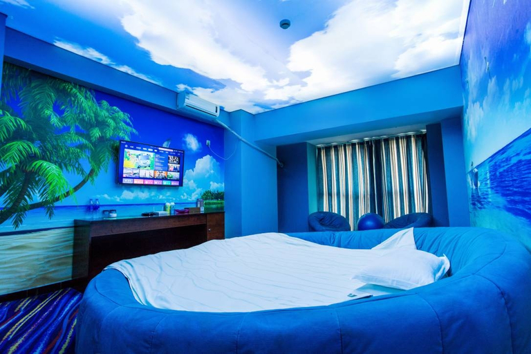 Bedroom 2, Langqin Themed Homestay (Baolong Plaza), Xinxiang